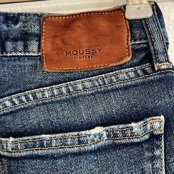 Moussy Vintage Gleedsville Skinny Blue Jean Size 27 - Picture 7 of 11